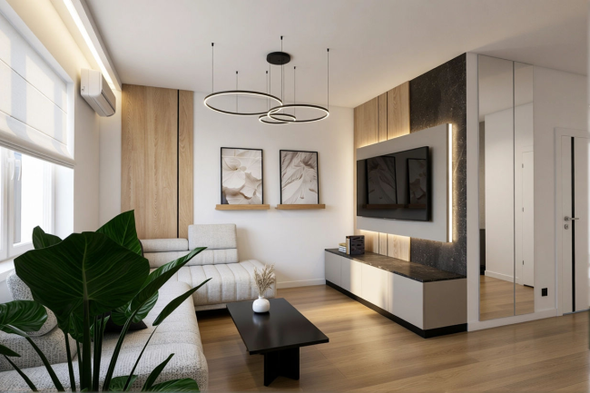Projekt wnętrza domu 150m2 | Marki pod Warszawą