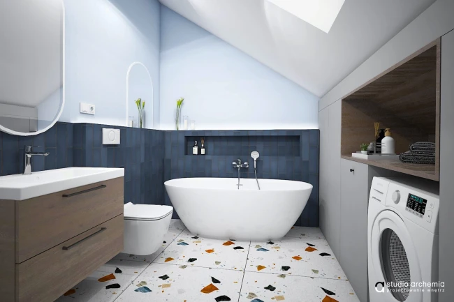 projekt - Projekt domu 100 m2 w stylu nowoczesnym | Kraków